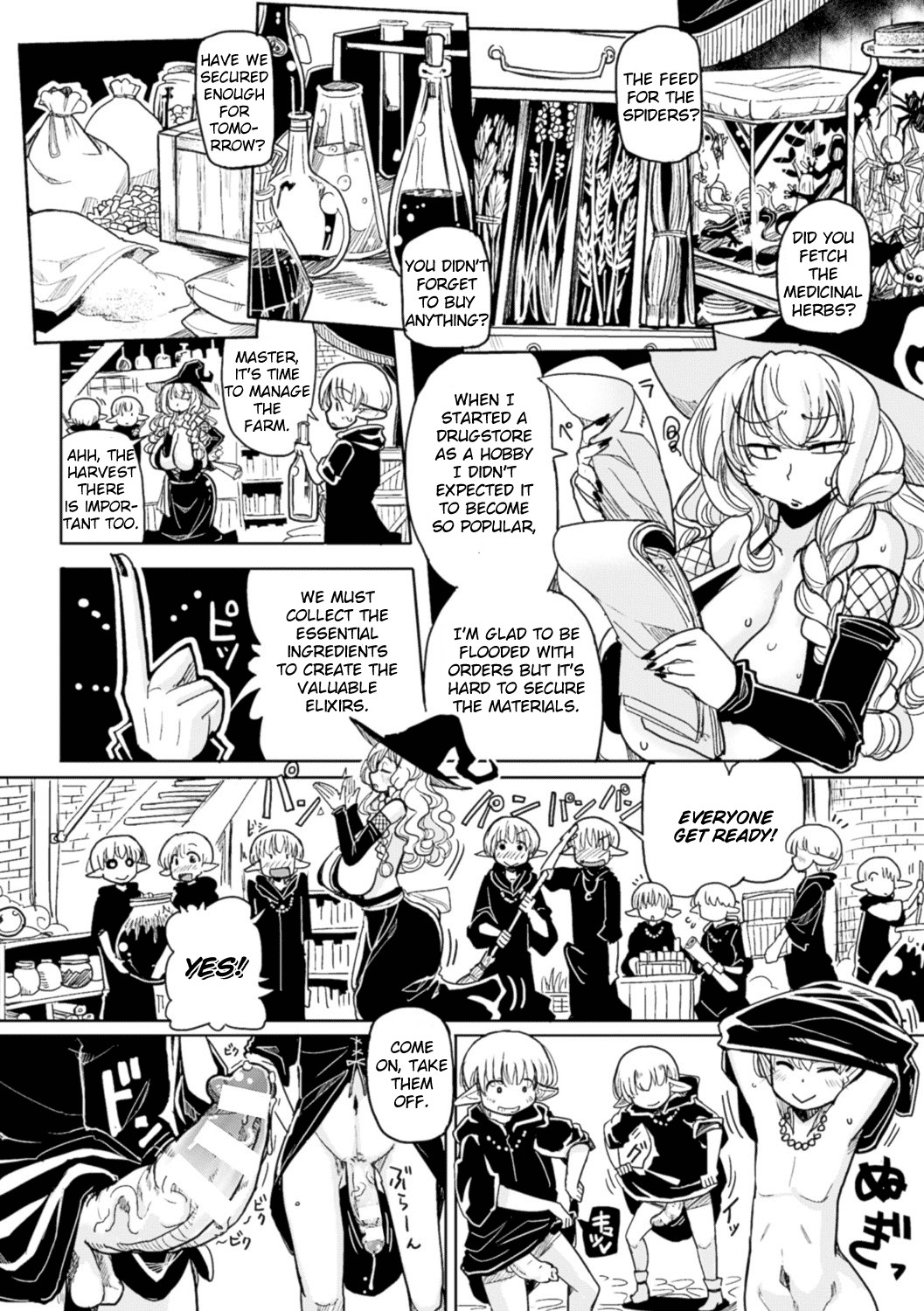 Hentai Manga Comic-A Witch's Ingredient Gathering-Read-2